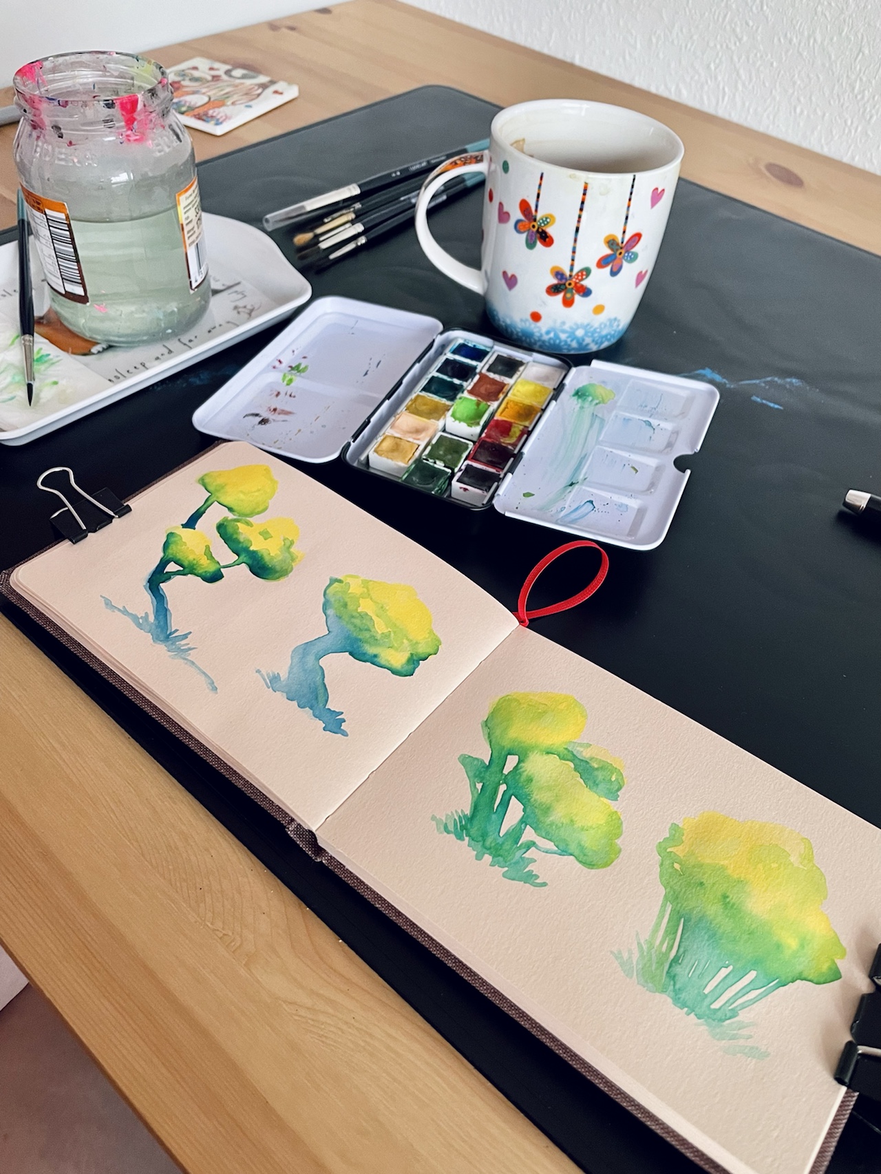 Toned Watercolour Sketchbook A6
